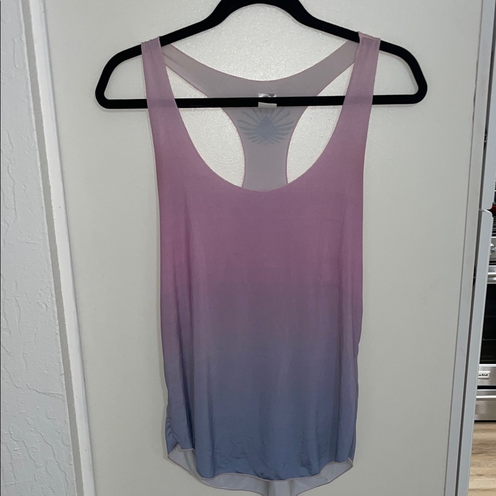 Stelari Purple and Blue Ombre Tank Top | M/L